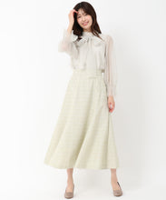 画像をギャラリービューアに読み込む, ツイード風パイピングスカート/MM517209