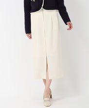 画像をギャラリービューアに読み込む, フロントジップタイトスカート/MM517210 (アイボリー)