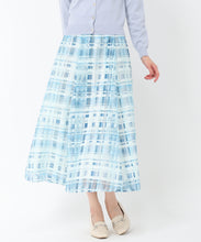 画像をギャラリービューアに読み込む, シアーチェックフレアスカート/MM517217