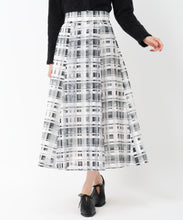画像をギャラリービューアに読み込む, シアーチェックフレアスカート/MM517217