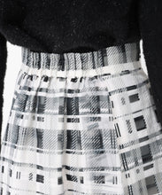 画像をギャラリービューアに読み込む, シアーチェックフレアスカート/MM517217