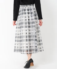 画像をギャラリービューアに読み込む, シアーチェックフレアスカート/MM517217