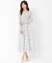 画像をギャラリービューアに読み込む, カラーフラワードッキングワンピース/MM517401