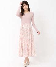 画像をギャラリービューアに読み込む, カラーフラワードッキングワンピース/MM517401