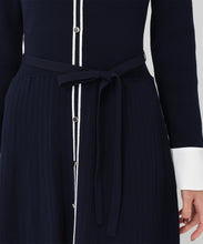 画像をギャラリービューアに読み込む, カフス袖Vネックニットワンピース/MM517413