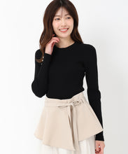 画像をギャラリービューアに読み込む, ハート釦リブニット/MM518301 (ブラック)