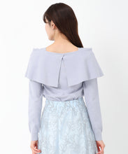 画像をギャラリービューアに読み込む, アシメケープパールニット/MM518302