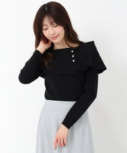 画像をギャラリービューアに読み込む, アシメケープパールニット/MM518302