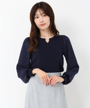 画像をギャラリービューアに読み込む, シフォン袖バー付きニット/MM518308