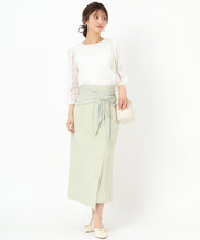 画像をギャラリービューアに読み込む, シフォンリボンタイトスカート/MM517207