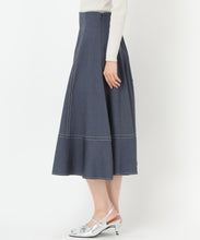 画像をギャラリービューアに読み込む, バックレースアップポリデニムスカート/MM517213