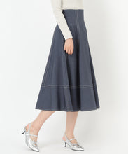 画像をギャラリービューアに読み込む, バックレースアップポリデニムスカート/MM517213