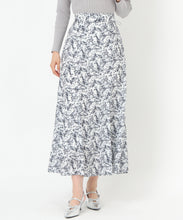 画像をギャラリービューアに読み込む, ぼかしフラワースカート/MM517215 (ブラック)