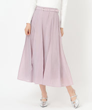 画像をギャラリービューアに読み込む, ピンタックフレアスカート/MM517216 (ピンク)