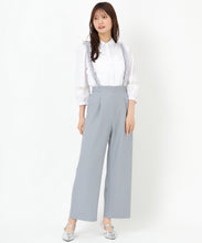 画像をギャラリービューアに読み込む, チュールサスペンダーワイドパンツ/MM517304 (ブルー)