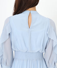 画像をギャラリービューアに読み込む, フリルスリーブシフォンワンピース/MM517408