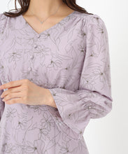 画像をギャラリービューアに読み込む, ラインフラワーワンピース/MM517414