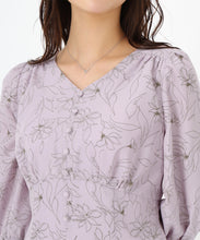 画像をギャラリービューアに読み込む, ラインフラワーワンピース/MM517414