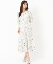 画像をギャラリービューアに読み込む, ラインフラワーワンピース/MM517414