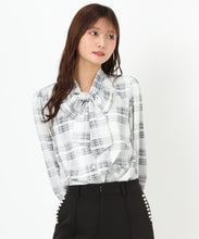 画像をギャラリービューアに読み込む, ボウタイシャーリングブラウス/MM518103