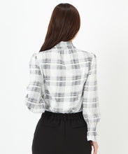 画像をギャラリービューアに読み込む, ボウタイシャーリングブラウス/MM518103