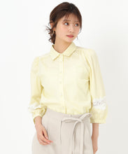 画像をギャラリービューアに読み込む, 袖レースシャツブラウス/MM518109