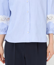 画像をギャラリービューアに読み込む, 袖レースシャツブラウス/MM518109
