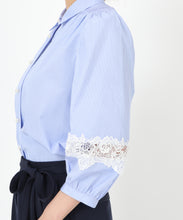 画像をギャラリービューアに読み込む, 袖レースシャツブラウス/MM518109