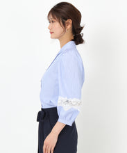 画像をギャラリービューアに読み込む, 袖レースシャツブラウス/MM518109