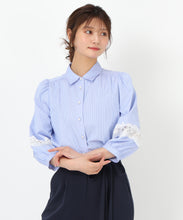 画像をギャラリービューアに読み込む, 袖レースシャツブラウス/MM518109