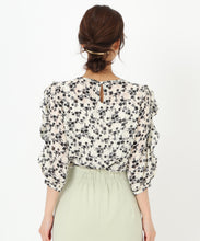 画像をギャラリービューアに読み込む, ラッフルフリル袖開きブラウス/MM518112