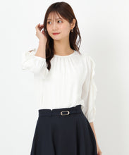 画像をギャラリービューアに読み込む, ラッフルフリル袖開きブラウス/MM518112