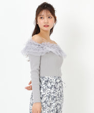 画像をギャラリービューアに読み込む, 2wayチュールフリルニット/MM518306