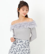 画像をギャラリービューアに読み込む, 2wayチュールフリルニット/MM518306