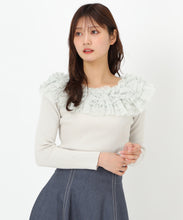 画像をギャラリービューアに読み込む, 2wayチュールフリルニット/MM518306