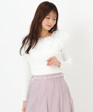 画像をギャラリービューアに読み込む, 2wayチュールフリルニット/MM518306