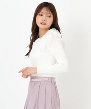 画像をギャラリービューアに読み込む, 2wayチュールフリルニット/MM518306