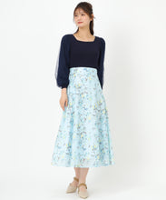 画像をギャラリービューアに読み込む, レースシアー袖2wayニット/MM518307