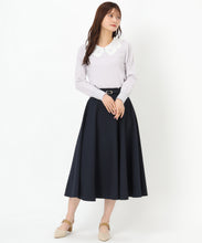 画像をギャラリービューアに読み込む, レース刺繍衿ニット/MM518309