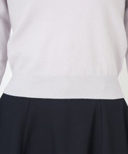 画像をギャラリービューアに読み込む, レース刺繍衿ニット/MM518309