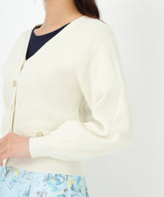 画像をギャラリービューアに読み込む, 畦Vネックカーディガン/MM518402