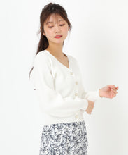 画像をギャラリービューアに読み込む, 畦Vネックカーディガン/MM518402