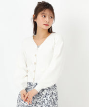 画像をギャラリービューアに読み込む, 畦Vネックカーディガン/MM518402