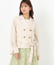 画像をギャラリービューアに読み込む, ショートトレンチジャケット/MM518506 (ベージュ)