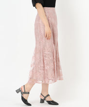画像をギャラリービューアに読み込む, ラメフラワー刺繍スカート/MM527201