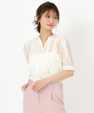 画像をギャラリービューアに読み込む, ラッフルシアーブラウス/MM528107
