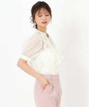 画像をギャラリービューアに読み込む, ラッフルシアーブラウス/MM528107