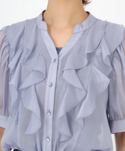 画像をギャラリービューアに読み込む, ラッフルシアーブラウス/MM528107