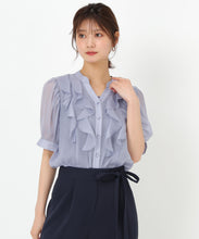 画像をギャラリービューアに読み込む, ラッフルシアーブラウス/MM528107
