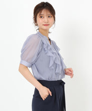 画像をギャラリービューアに読み込む, ラッフルシアーブラウス/MM528107
